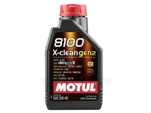 Engine Oil MOTUL 8100 X-CLEAN GEN2 109761 $13.84